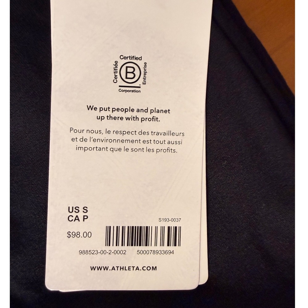 Athleta Balance Jumpsuit Black Sleeveless Jogger Drawstring S NWT 988523-00-2 - Picture 8 of 11